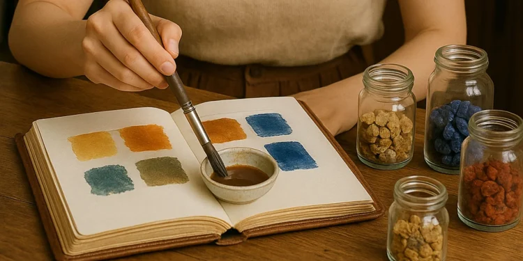 Warna dari Alam: Merayakan Lulusnya Kursus “Painting with Natural Pigments”