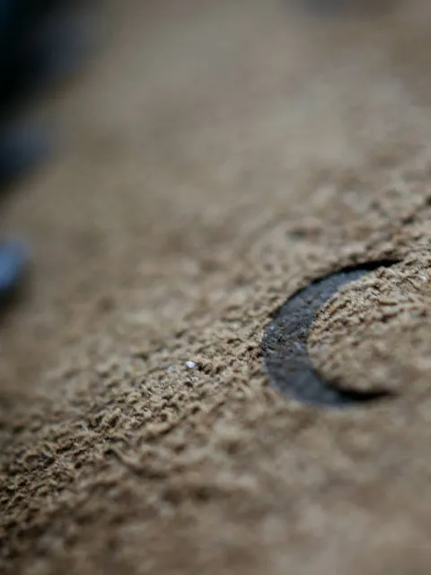 Hibrkraft Leather Notebook Detail Closeup