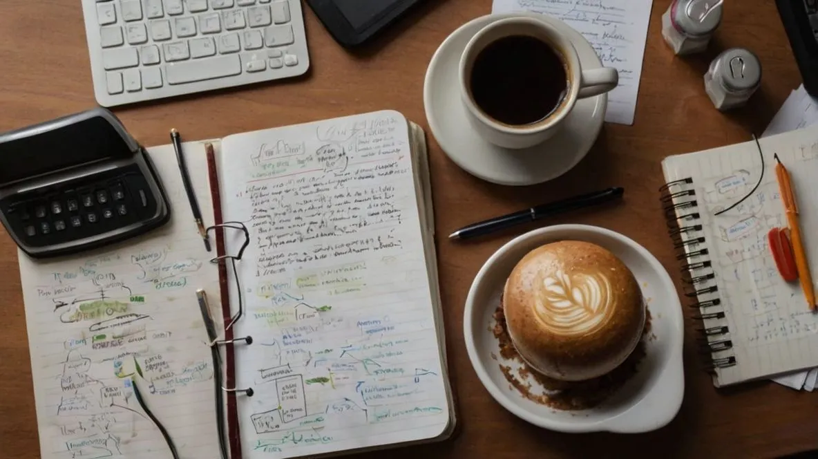 Workspace Coffee Journal Setup