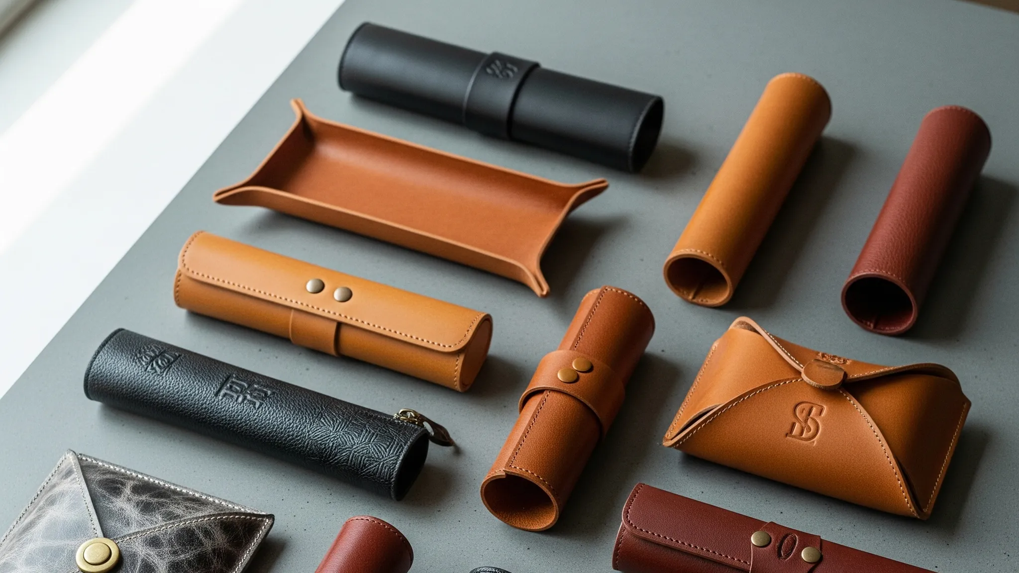 Leather Pen Holder/Tempat Pena Kulit
