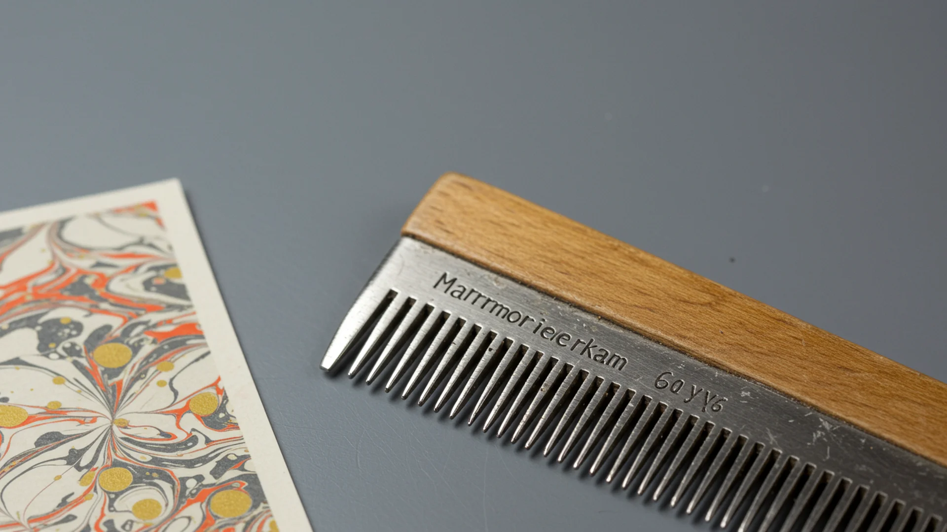 Marmorierkamm/Sisir Marmer