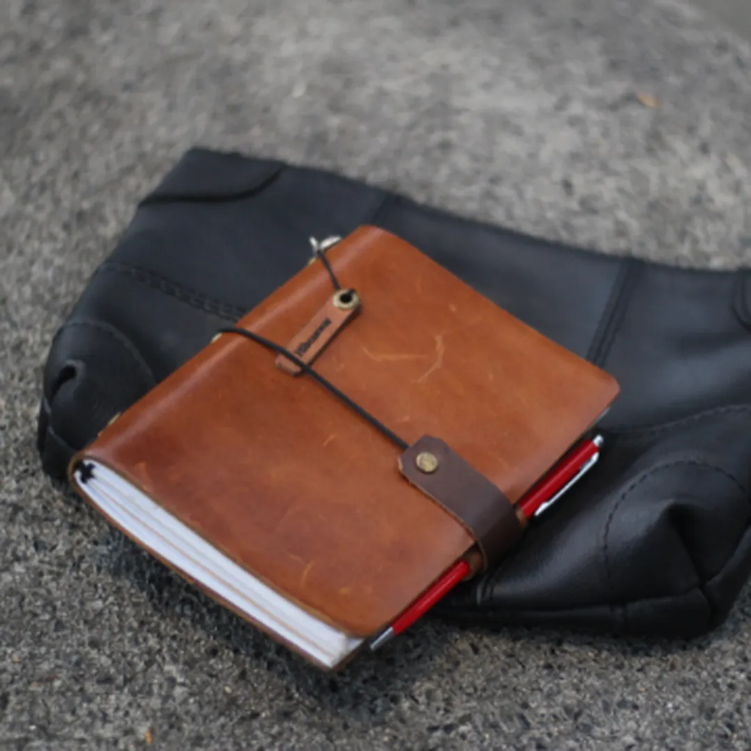 Leather Bound Journal Notebook Custom Leather Notebook Personalized Journal Standard Order