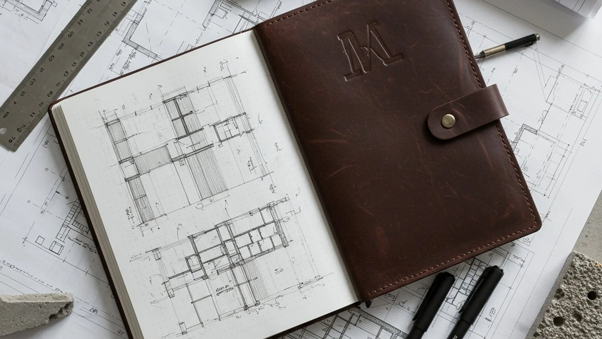 Architecture Plans And Sketchbook
