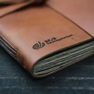 Branded leather notebook journal - corporate custom personalized stationery Branded leather notebook journal - corporate custom personalized stationery