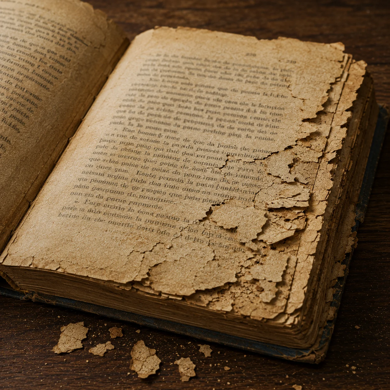 Acidic deterioration &mdash; Rapuh asam