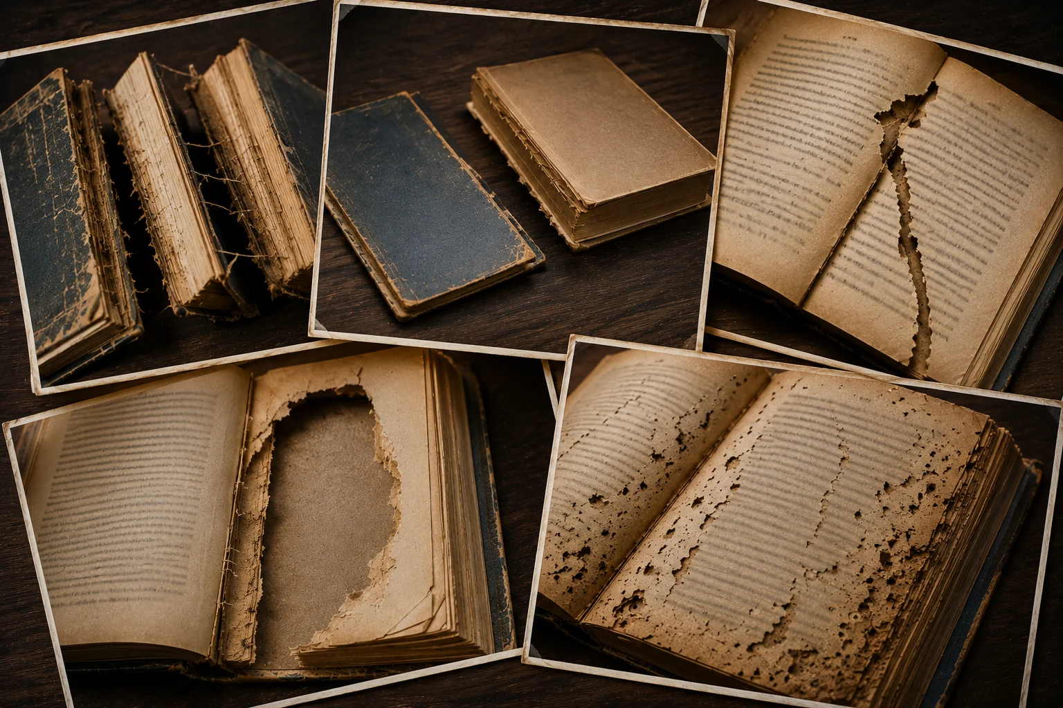 Contoh buku yang ditangani dengan layanan Restorasi
