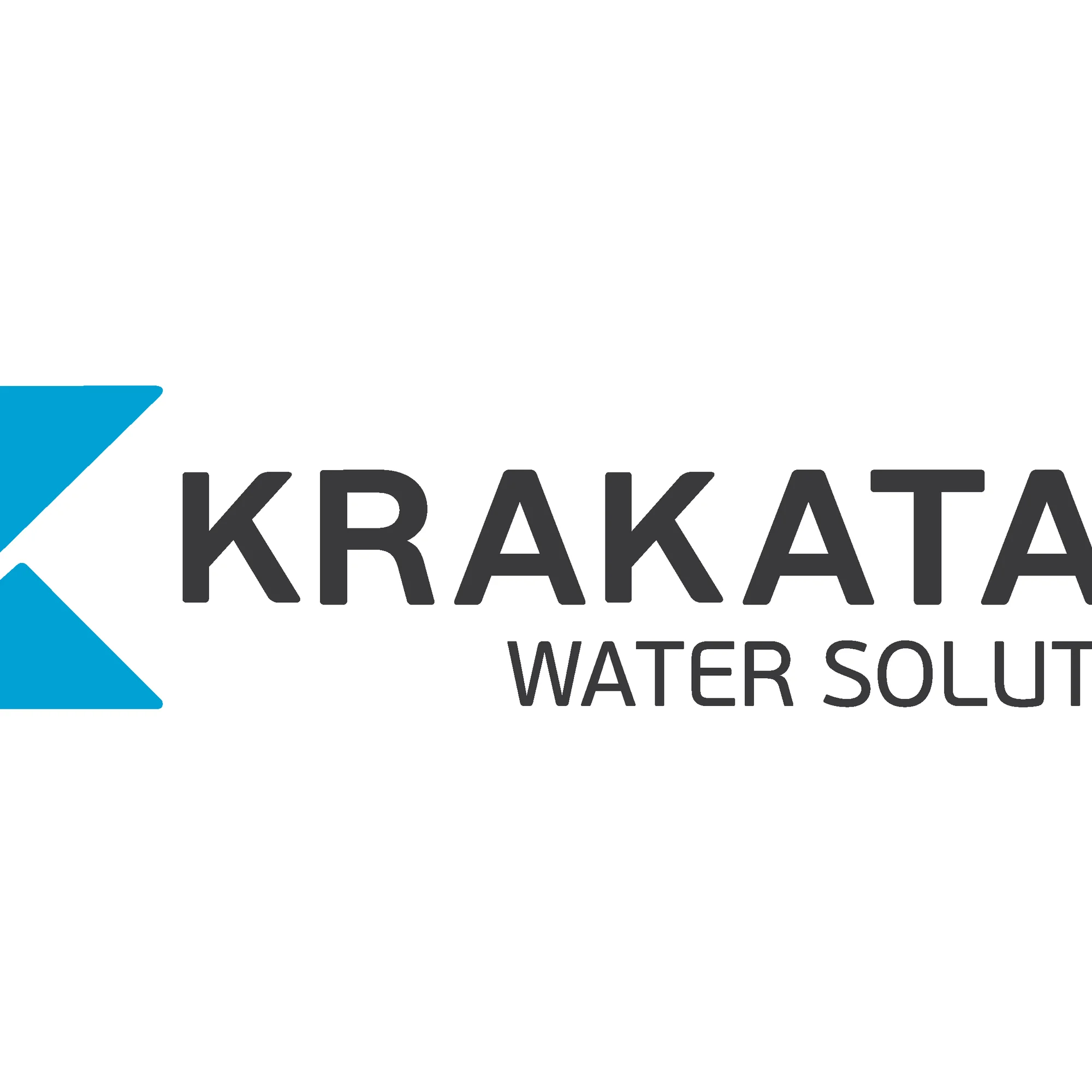 Krakatau Water Solution company logo on a black background.