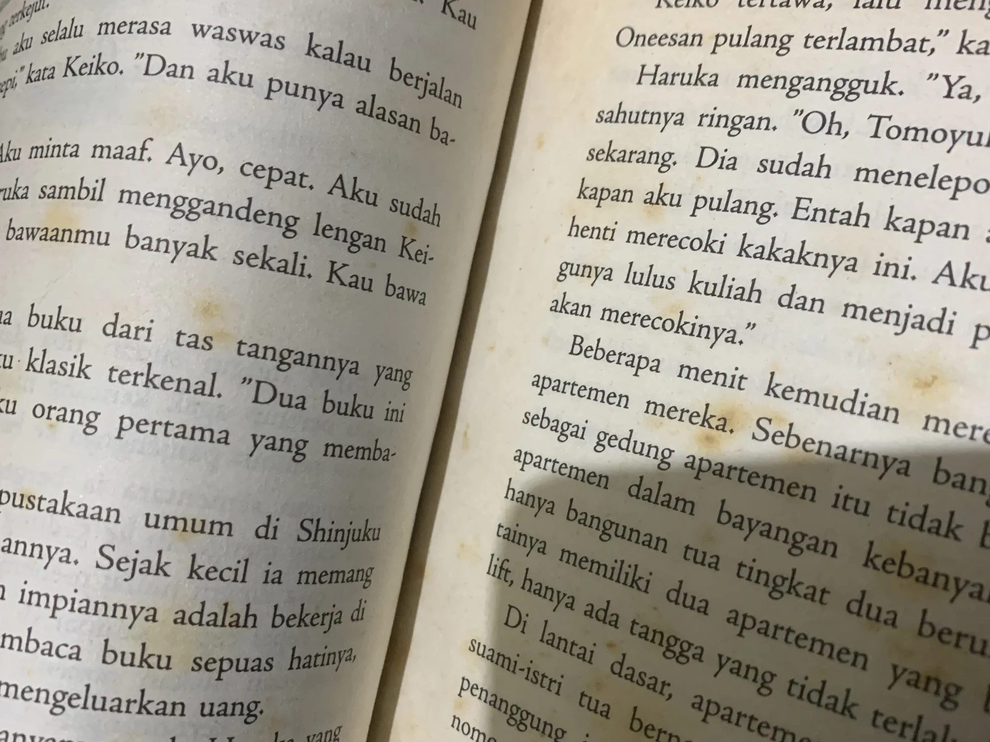 Foxing — bercak kimia pada kertas tua