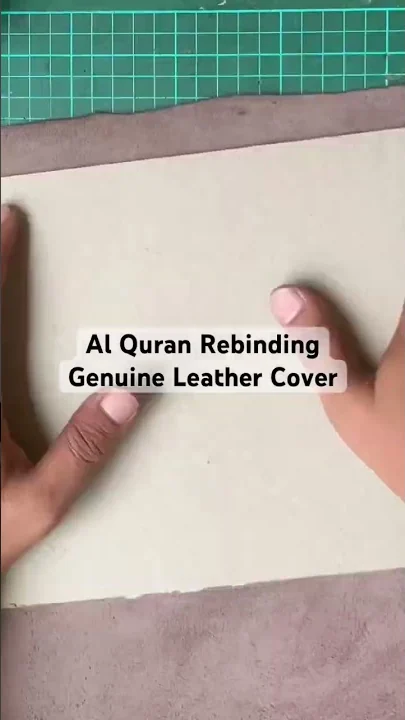 Jilid ulang dan ganti sampul Al-Qur'an