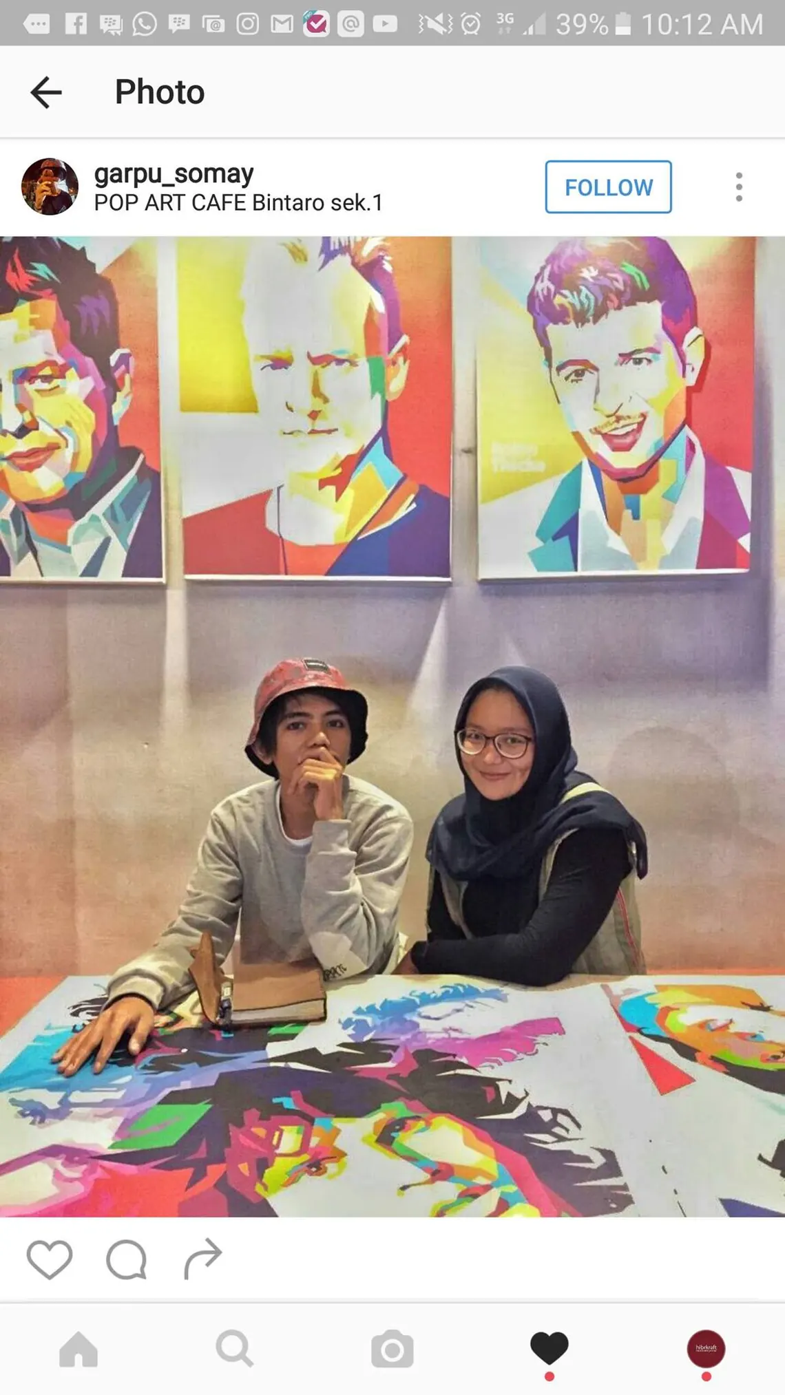 Tangkapan layar media sosial menampilkan dua orang membahas kemitraan